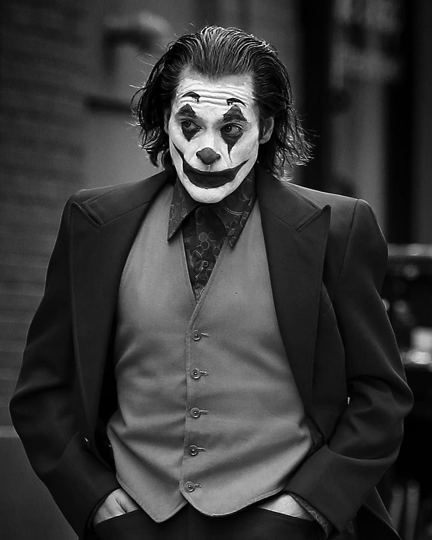 Batman & DC Fandom Page บน Instagram: “Joker 2019 โจ๊กเกอร์ขาวดำ วอลล์เปเปอร์โทรศัพท์ HD