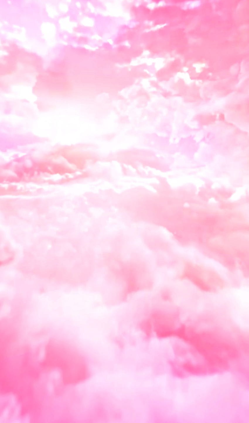 クラウド - ピンクの空の背景。 t、ピンクとブルーの空 HD電話の壁紙