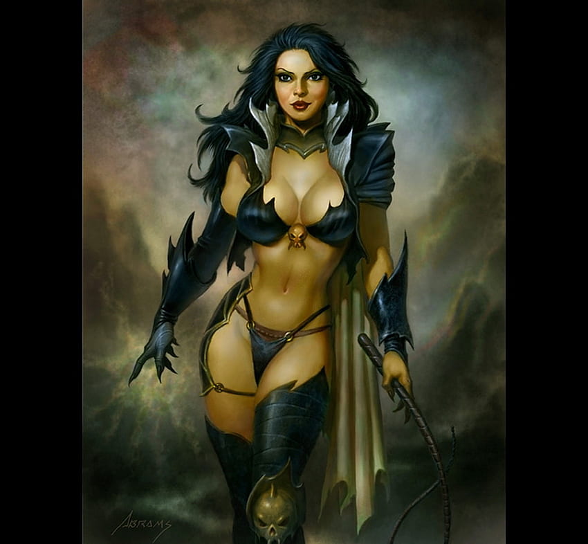 ราชินีดำ เวทมนตร์ นามธรรม แฟนตาซี หญิงสาว ราชินี ความงาม มืด วอลล์เปเปอร์ HD