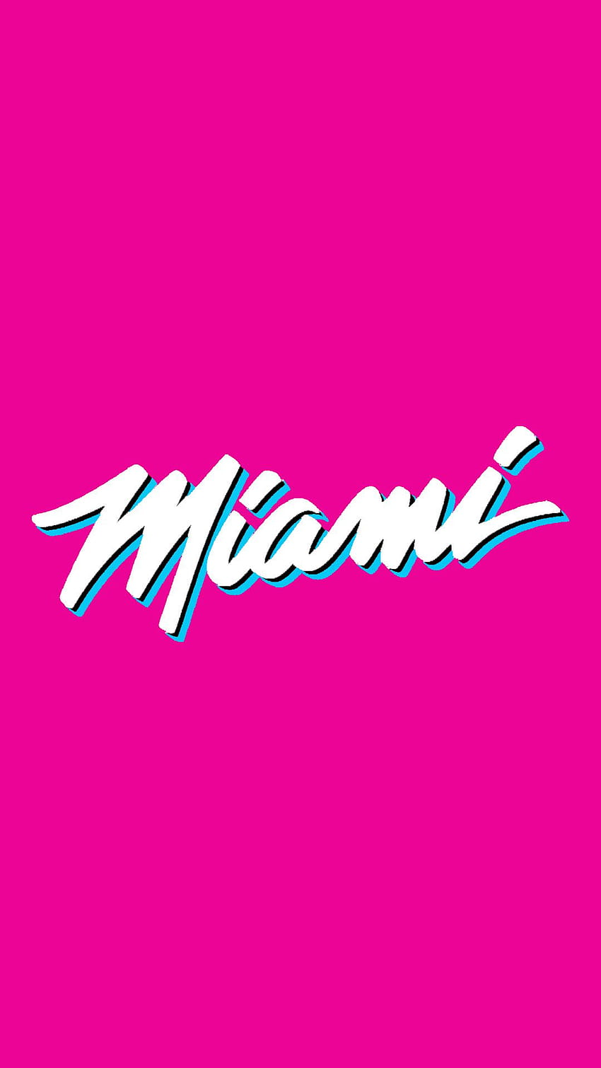Téléphone et ordinateur NBA, Miami Heat Vice Fond d'écran de téléphone HD