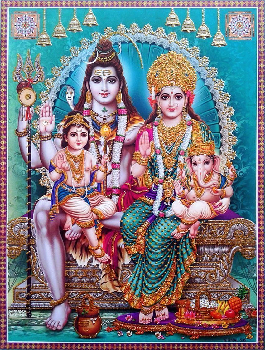 Shiv Parvati . Shiv Parvati Marriage Romantic, Shiva Parvathi HD phone wallpaper