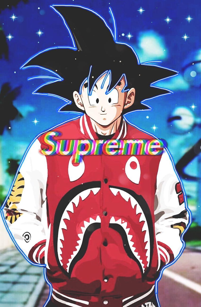 Hood Goku , Drip Goku HD phone wallpaper