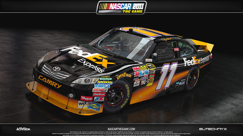 NASCAR 2011, Rennen, 2011, FedEx, Nascar, Spiel, Video, Denny, Hamlin HD-Hintergrundbild