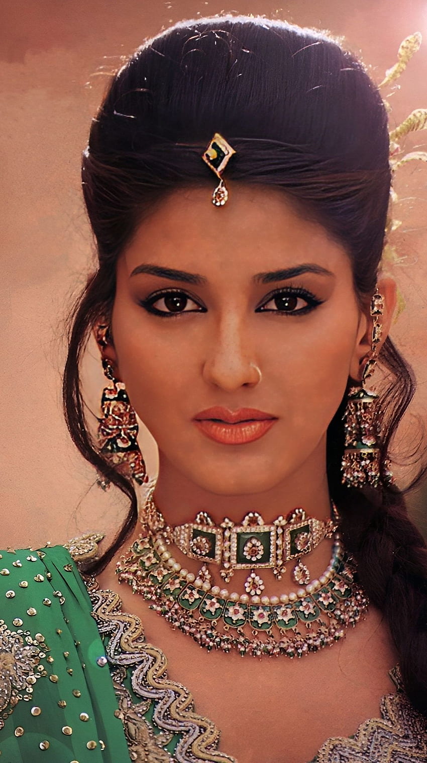 Sonali Bendre, aktorka bollywoodzka, vintage Tapeta na telefon HD