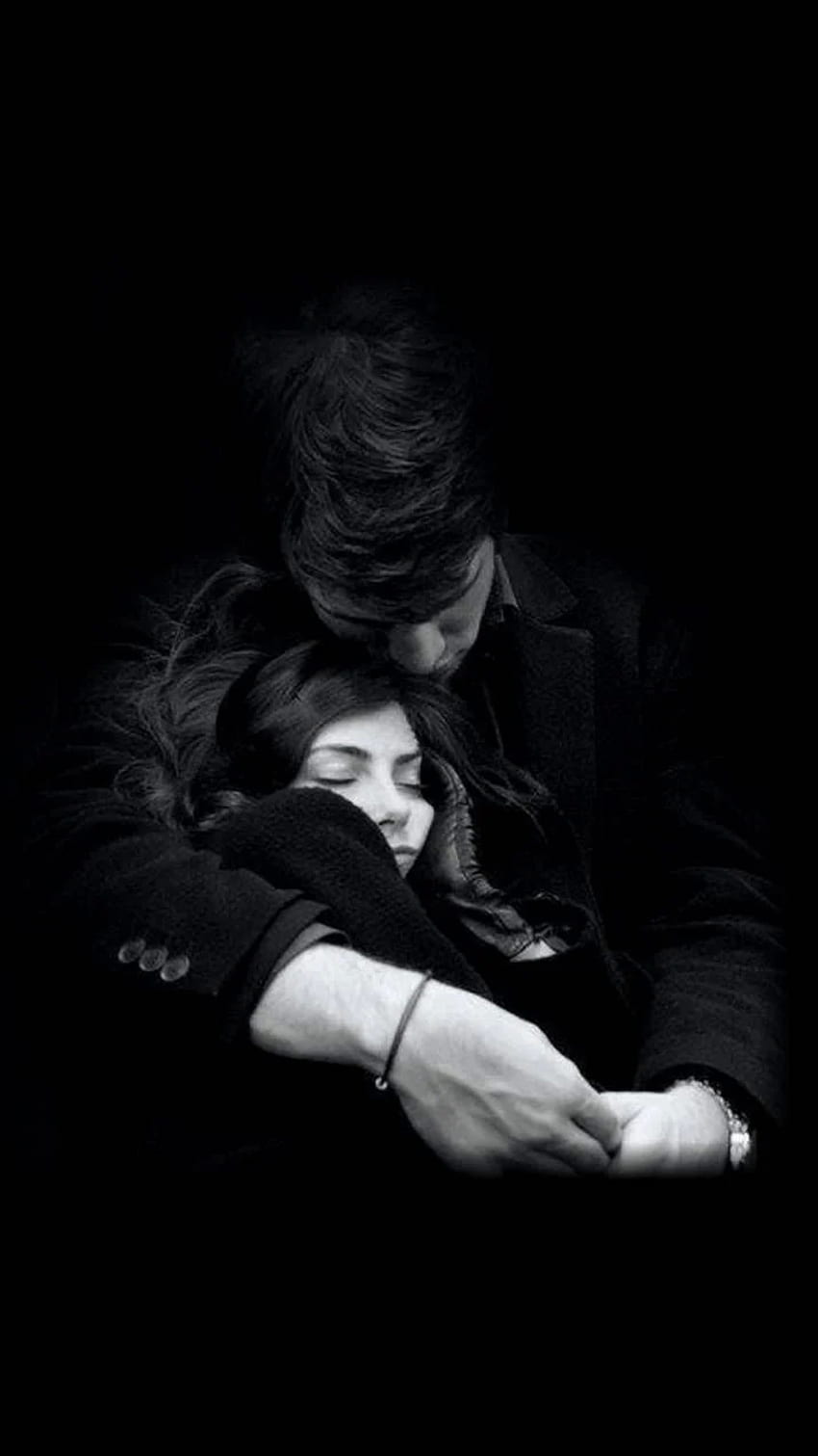 Couple. Black , Romantic , Black background, Dark Romantic HD phone wallpaper
