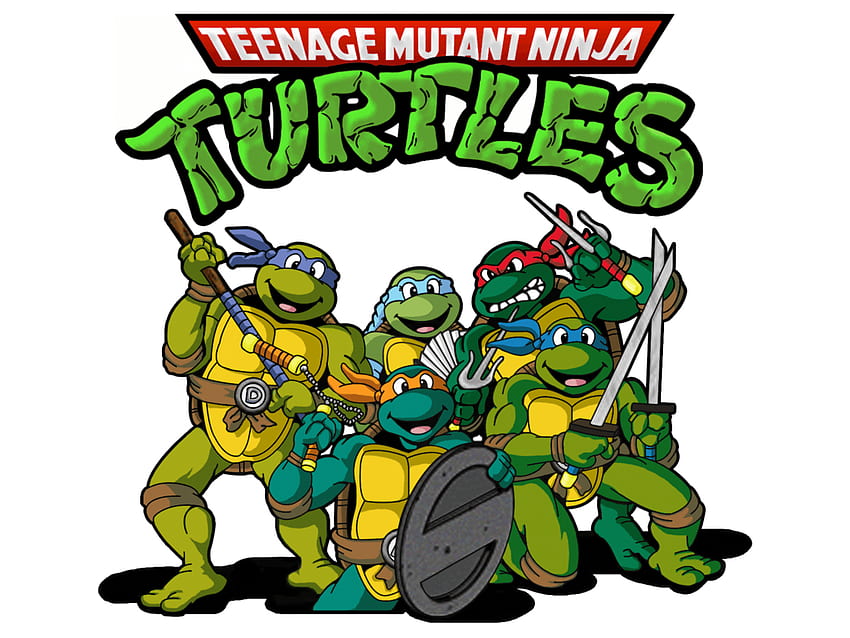 Teenage Mutant Ninja Turtles-Karikatur HD-Hintergrundbild