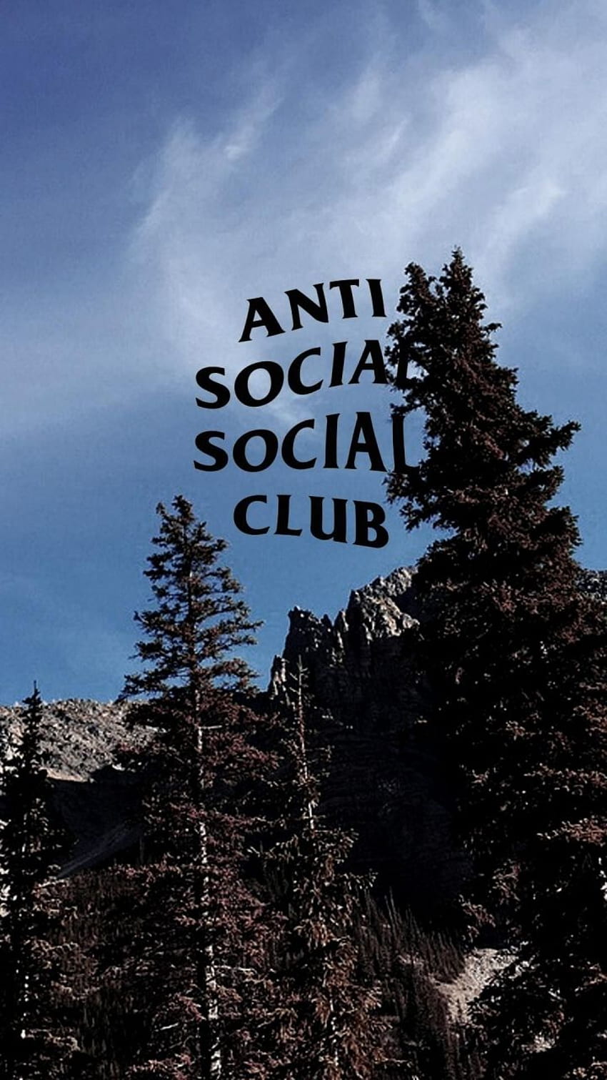 Anti Social Social Club Blue & Background, Anti Social Club iPhone HD phone  wallpaper | Pxfuel
