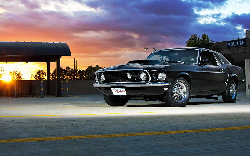 60'lar Klasik Ford Mustang, bullitt mustang, 68 mustang, mustang, 69 mustang, 1969 Ford Mustang, 67 mustang HD duvar kağıdı