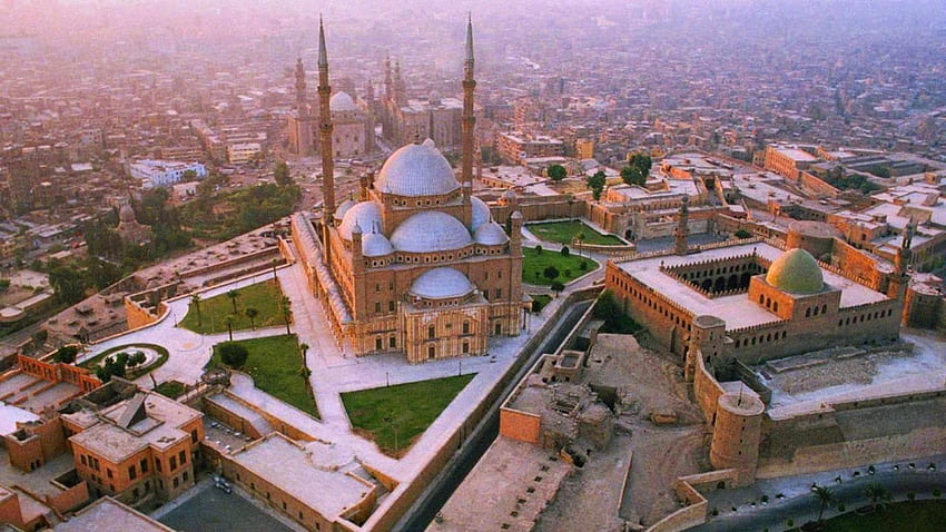 Bangunan Mesir National Geographic Masjid Skyscapes Kairo Wallpaper HD