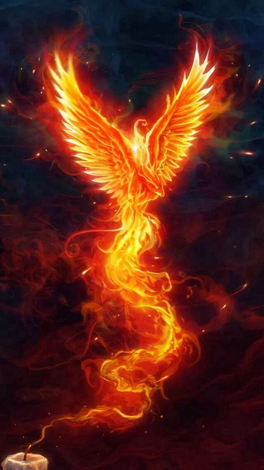 Phoenix Feather , Mythical Phoenix HD phone wallpaper