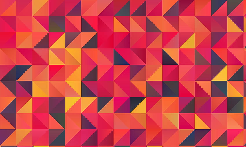 Triangles, geometry, abstract, pattern HD wallpaper