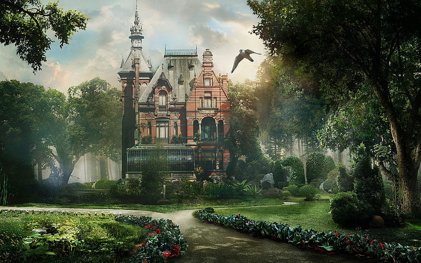 Piękny dom Fantasy Deam, piękny dom Tapeta HD