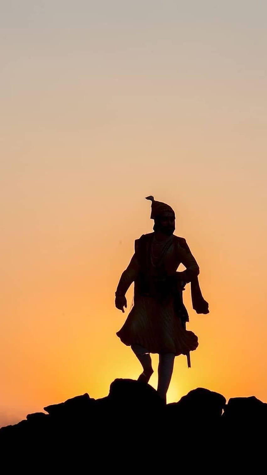 Shivaji Maharaj, Maharaj-Statue, Maratha-Krieger HD-Handy-Hintergrundbild