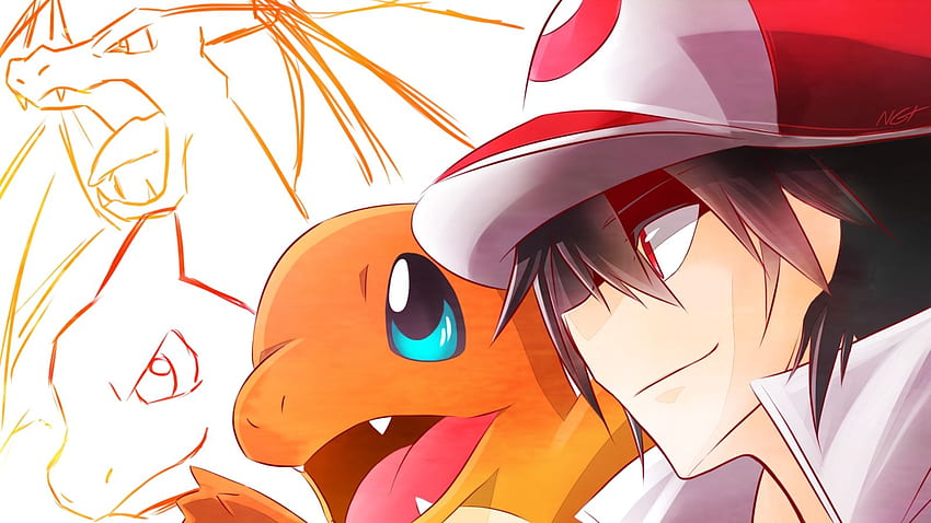 Red (Pokémon FireRed and LeafGreen) - Pokémon Red & Green - Image by  Palito-de-pan #3277977 - Zerochan Anime Image Board