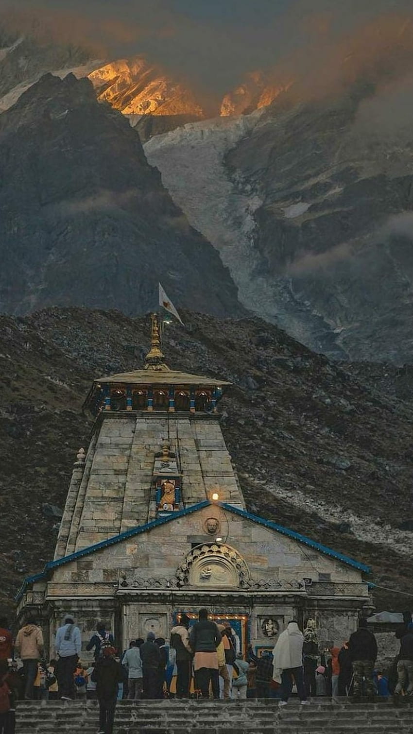 Kedarnath, Tempio di Kedarnath Sfondo del telefono HD