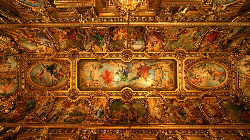 ScreenHeaven: langit-langit Kapel Sistina master tua sejarah kepausan roma, Lukisan Italia Wallpaper HD