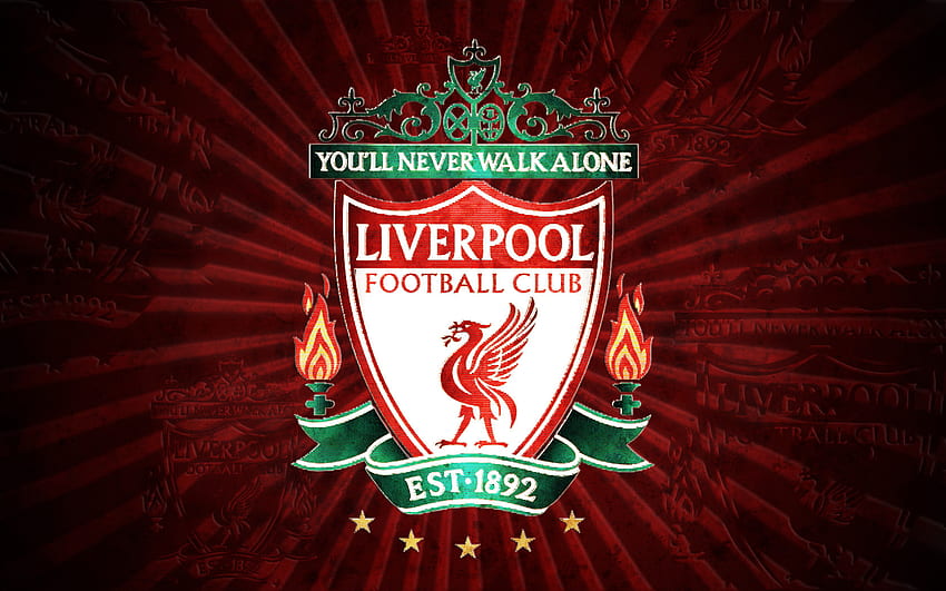 Sport, tło, loga, piłka nożna, Liverpool Tapeta HD