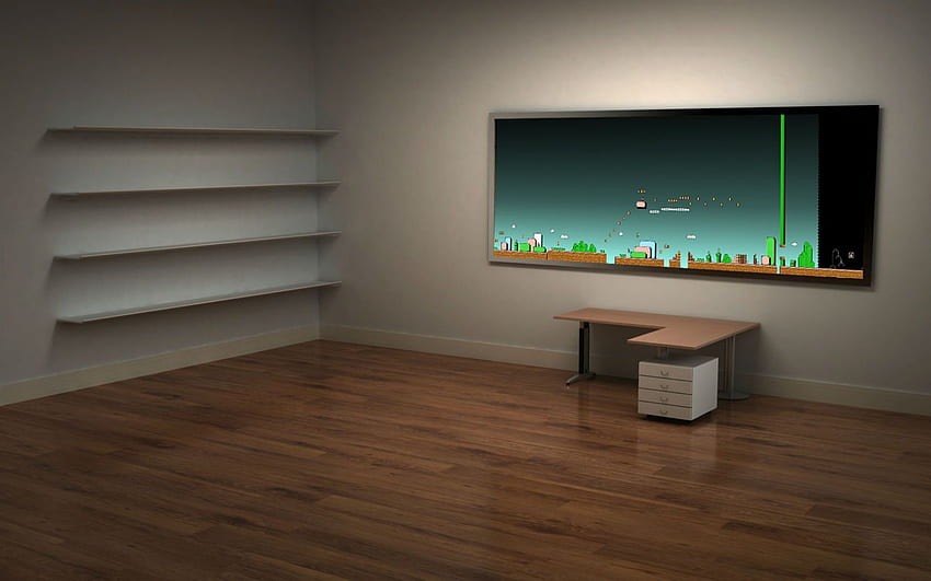 Pokój 3D, pusty pokój Tapeta HD