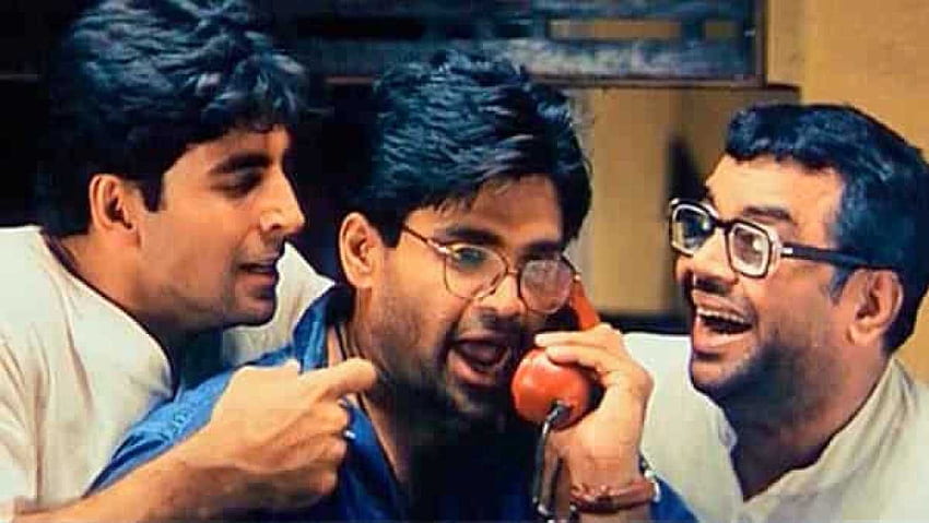 Akshay Kumar dan . Hera pheri, Film yang bagus, Film komedi, Babu Bhaiya Wallpaper HD