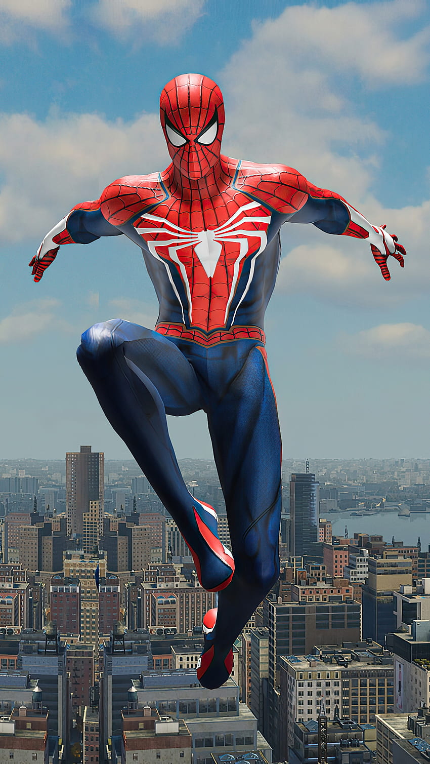 Spiderman di New York Ultra , Spider-Man Vertikal wallpaper ponsel HD
