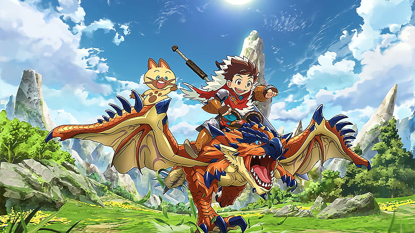 Monster Hunter Stories Anime Dragon HD wallpaper