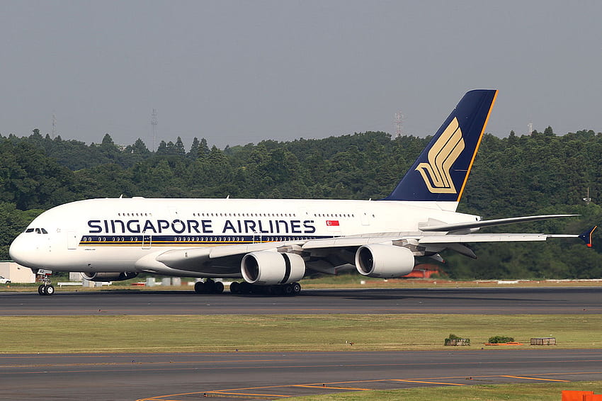 สิงคโปร์แอร์ไลน์ A380 800 (9V SKD) วอลล์เปเปอร์ HD