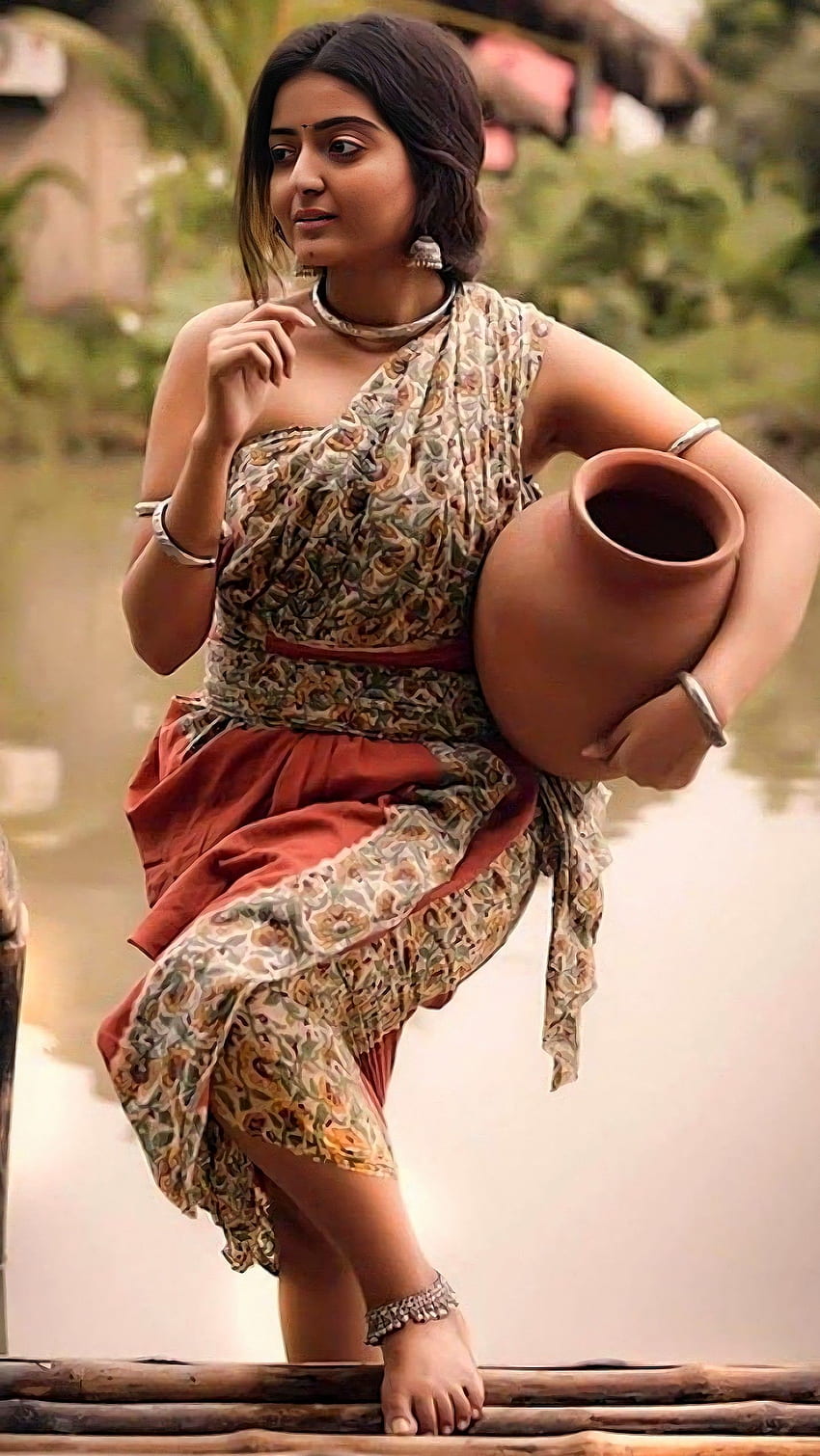 Mallu actress, village beauty HD phone wallpaper