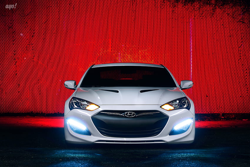 Tuning, Cars, Front View, Hyundai Genesis HD wallpaper