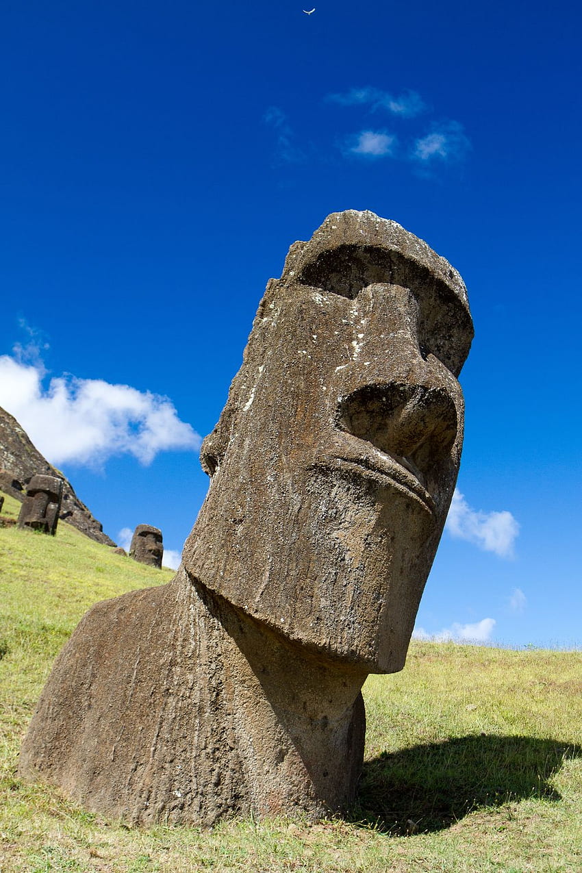 Moai, hecho por el hombre, HQ Moai. 2019 fondo de pantalla del teléfono