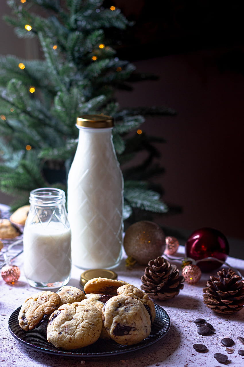 Milch und Kekse iPhone. 50 Weihnachten, die Ihren Startschirm an diesem Feiertag ästhetisch ansprechend machen. POPSUGAR Tech 28 HD-Handy-Hintergrundbild