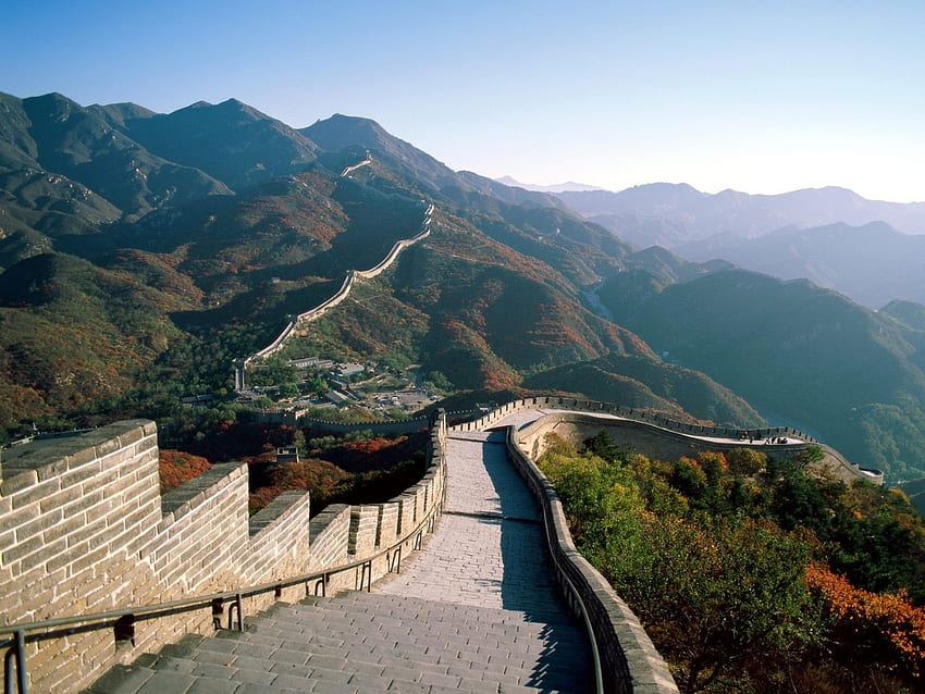 Kraj, Architektura, Wielki Mur Chiński Tapeta HD