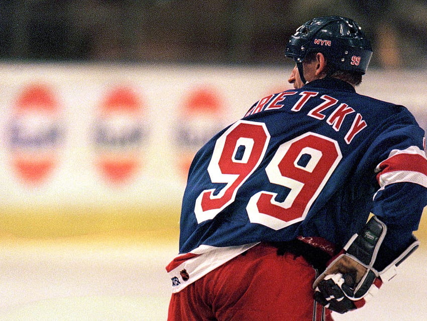 Hoy hace años, los New York Rangers firmaron a Wayne Gretzky - Blueshirt Banter fondo de pantalla