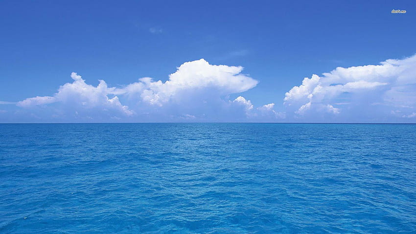 Acqua dell'oceano, acqua dell'oceano del cielo Sfondo HD