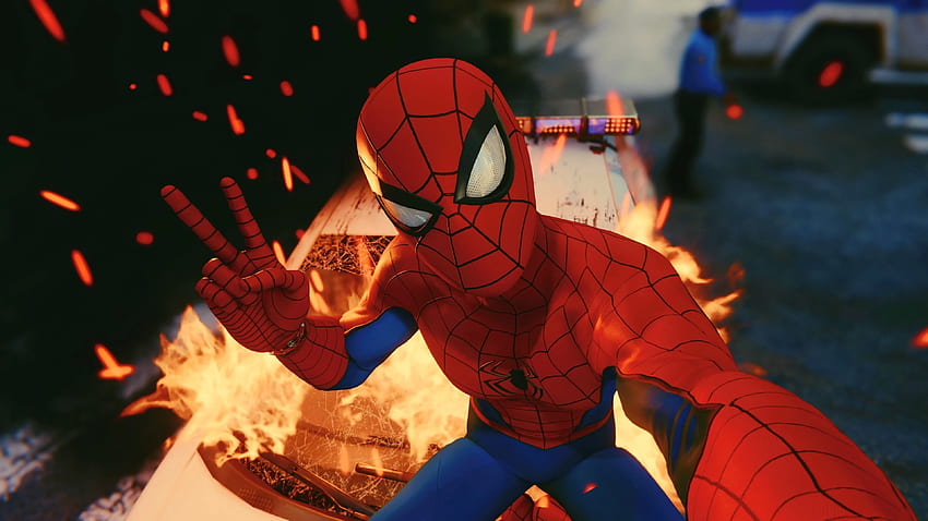 Spiderman Taking Selfie Ps4 2018 superheroes, Spider-Man PS4 Game HD wallpaper
