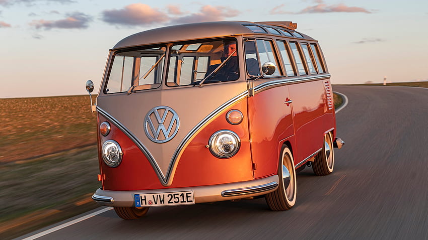 This Converted VW Microbus Concept Is A Retro Chic EV, Aesthetic Volkswagen Bus HD wallpaper