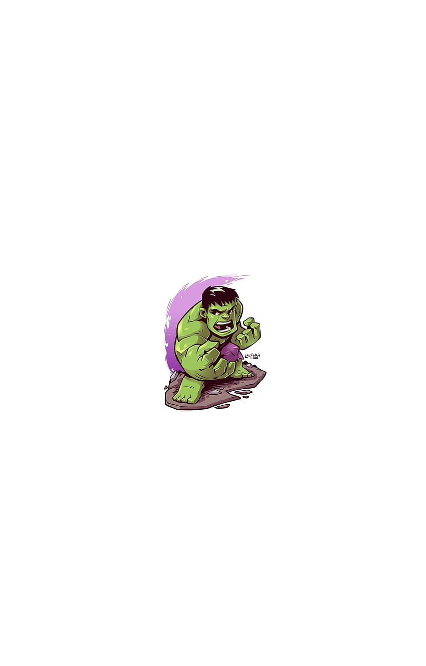 Angry guy, Hulk, minimal, art HD phone wallpaper