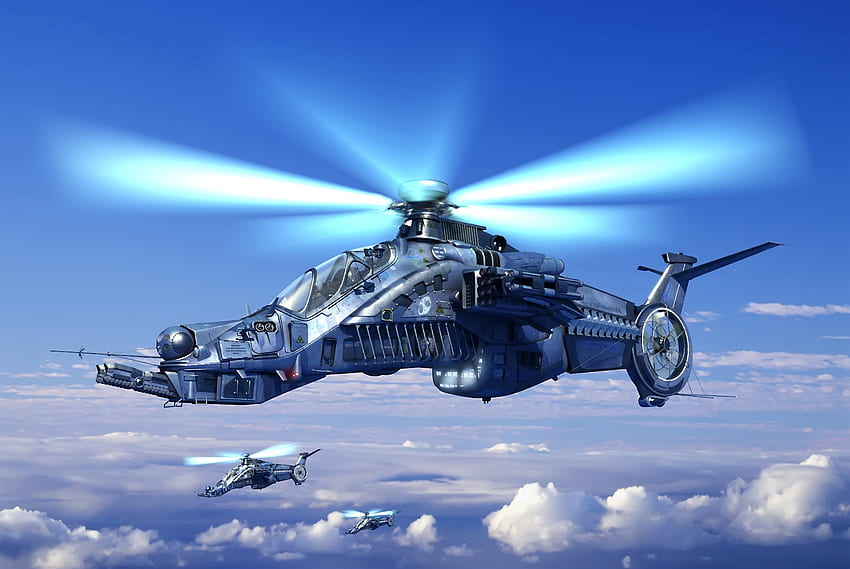 helicopter Aviation, Cool Helicopter HD wallpaper