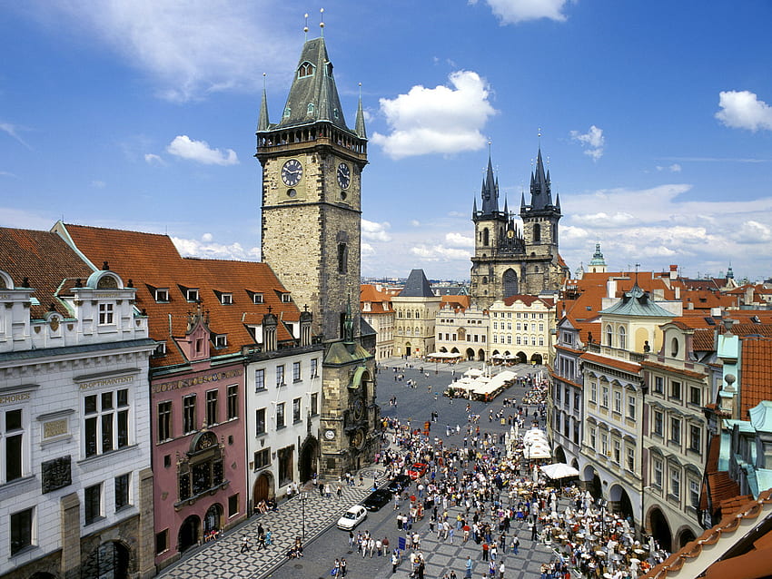Praga (República Checa) / 1600 x 1200 / Localidade / grafia, Castelo de Praga papel de parede HD