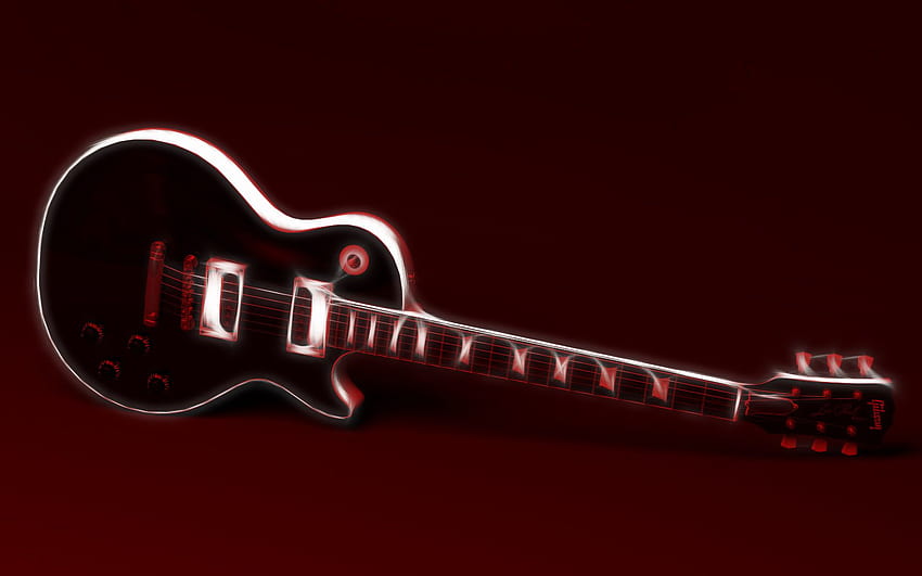 Музика Gibson Gibson Les Paul китари. . 181760. НАГОРЕ HD тапет