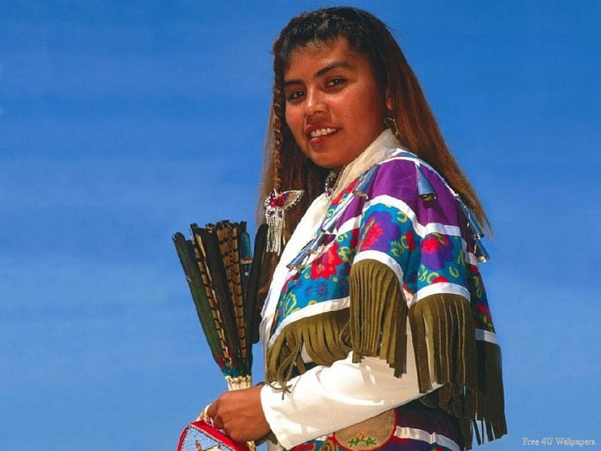 Native Lady, Lady, Native, ludzie, Amerykanie Tapeta HD