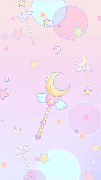 Download Sailor Moon Kawaii Iphone Art Wallpaper  Wallpaperscom
