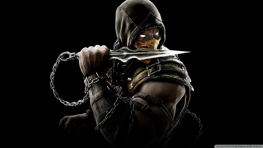Mortal Kombat Scorpion, Inferno Warrior HD wallpaper