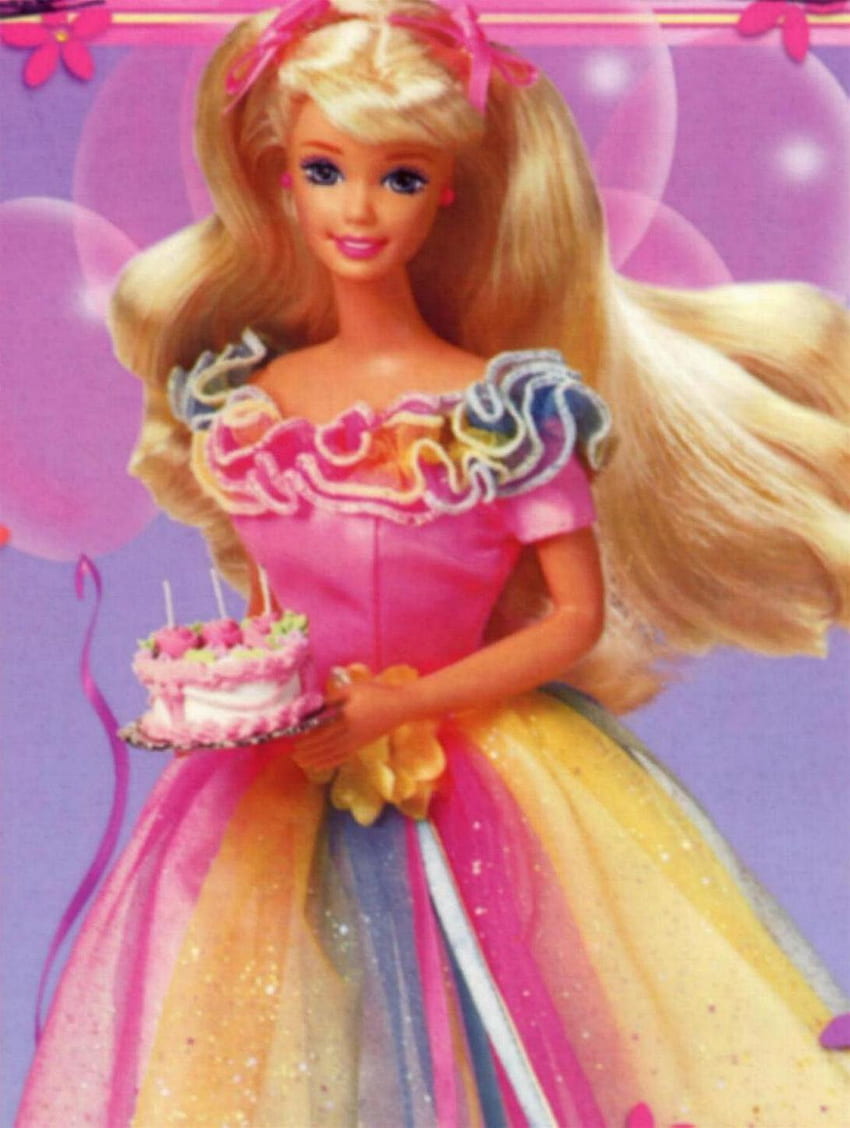 Barbie Dress Children Girls Fashionable Kids Princess Clothing Birthday  Party Gift Dresses Milksilk 3-8Y Available - AliExpress