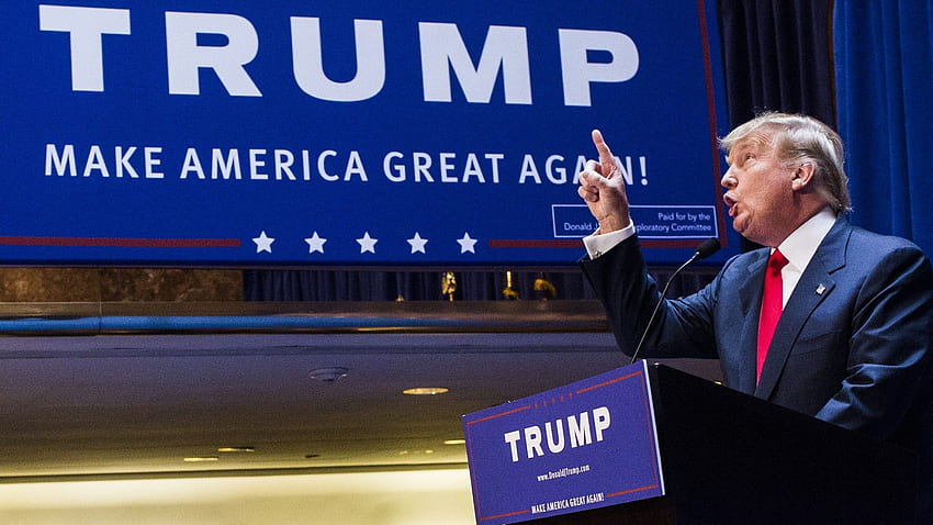 Donald Trump • Trump, Amerika'yı Yeniden Büyük Hale Getirin HD duvar kağıdı