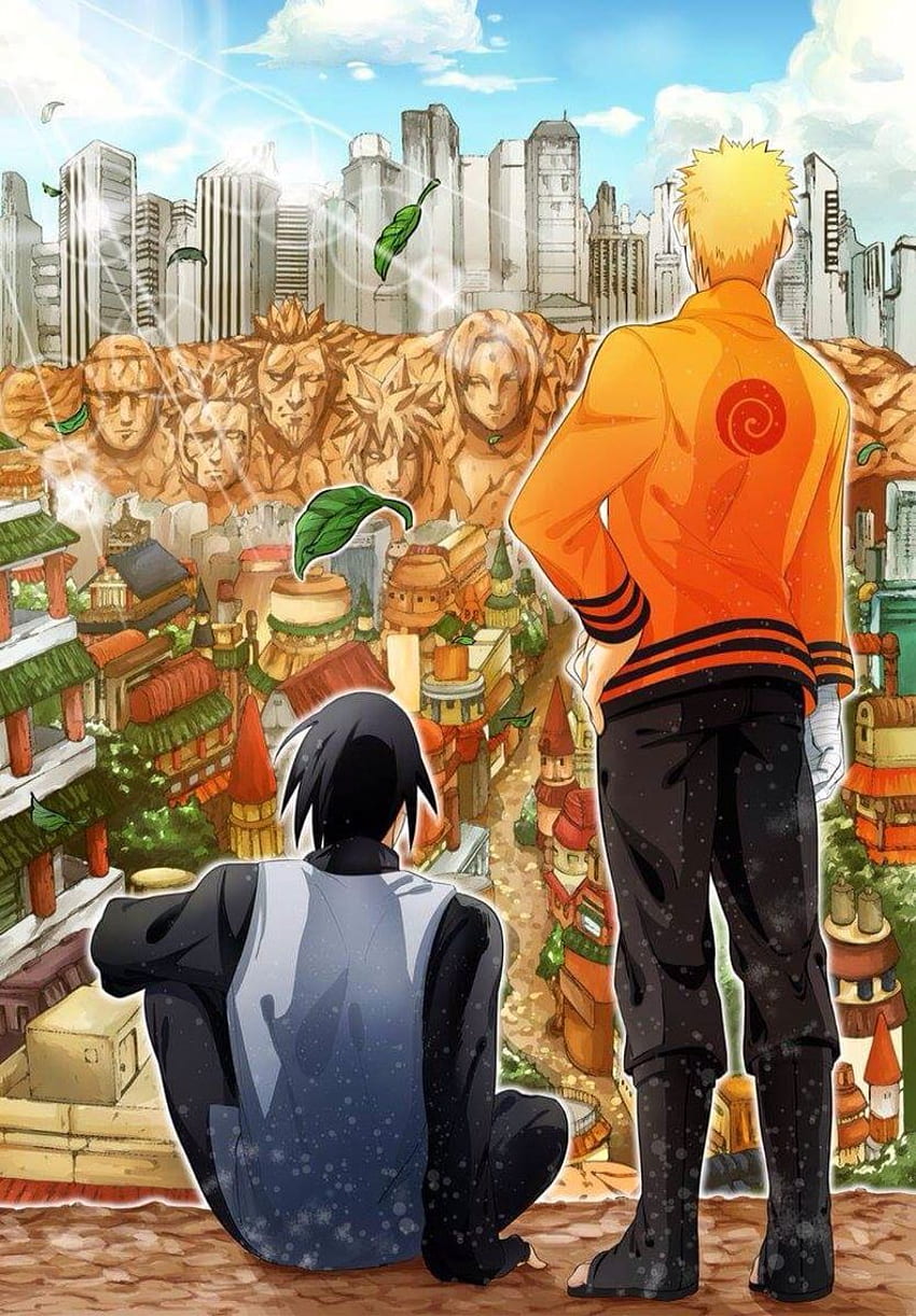 Uzumaki Naruto & Uchiha Sasuke Beste Freunde & Rivalen. Konoha Naruto, Naruto Shippuden Anime, Anime Naruto HD-Handy-Hintergrundbild