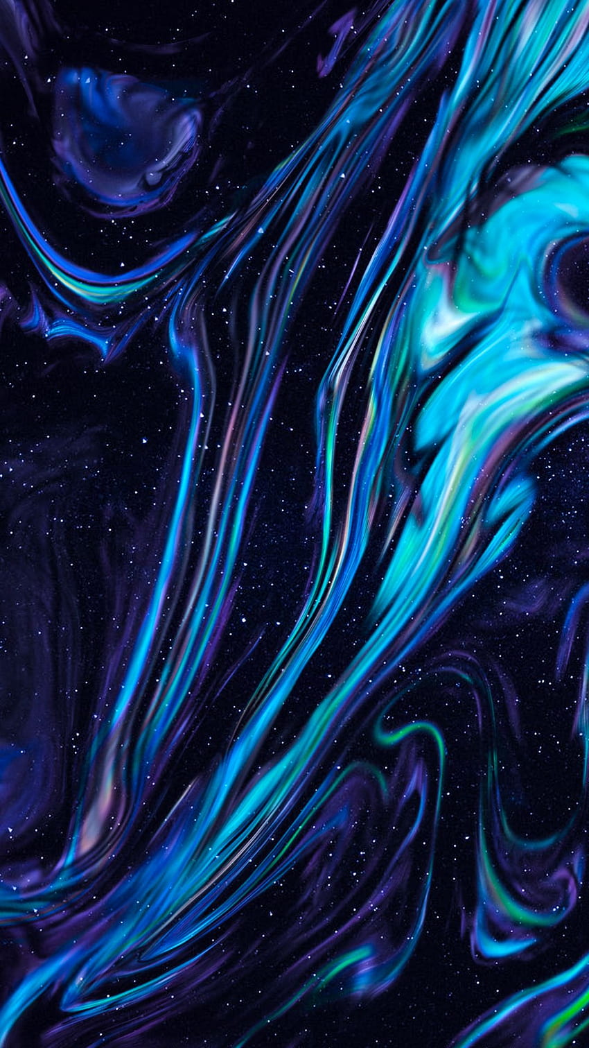 Trippy Dope Galaxy, Trippy azul fondo de pantalla del teléfono