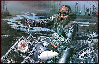 49 Free David Mann Biker Wallpaper  WallpaperSafari