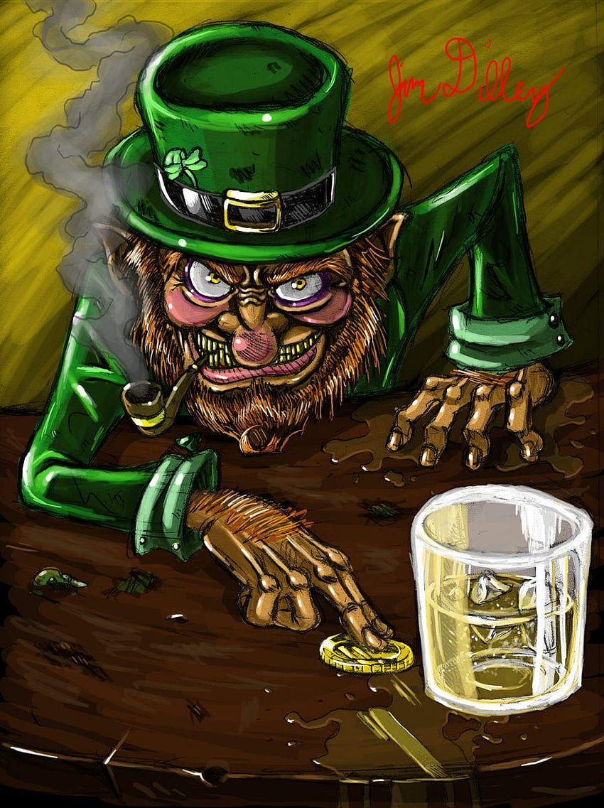 St Patricks Day Leprechaun Background 1927382 Vector Art at Vecteezy