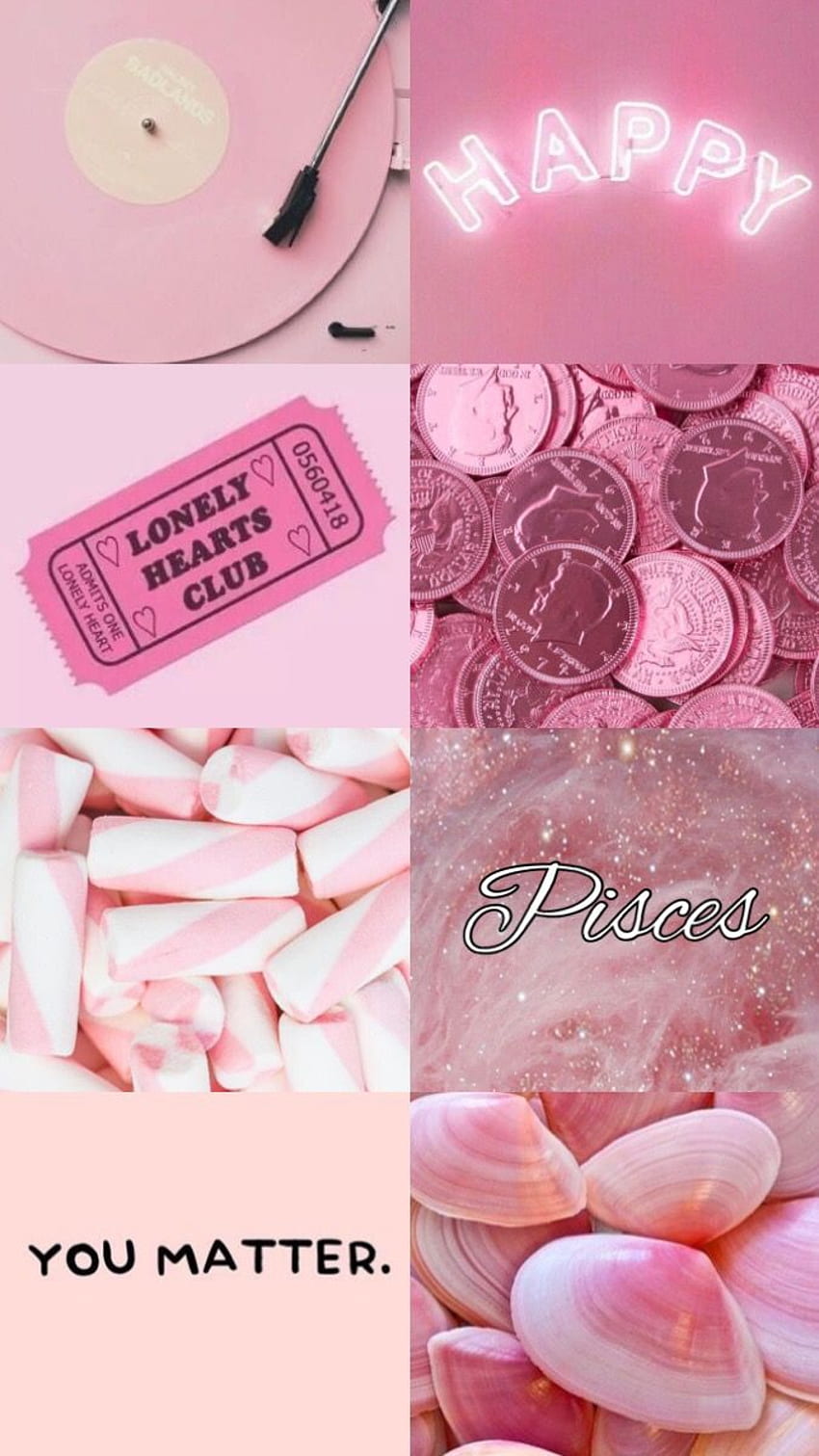 Pisces Pink. Aquarius Aesthetic, Pink Glitter , Pink Girly HD phone ...