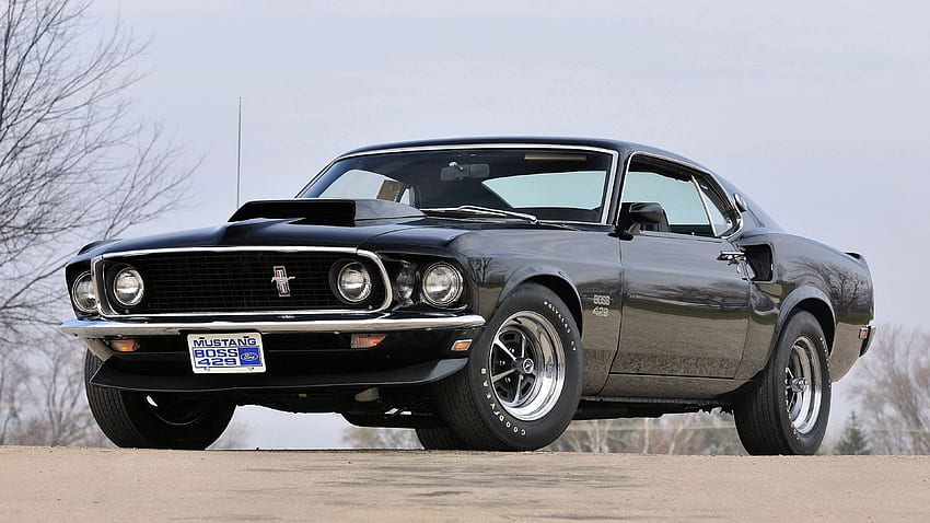 Vehicles 1969 Ford Mustang Boss , Phone, Tablet, Black Ford Mustang HD ...